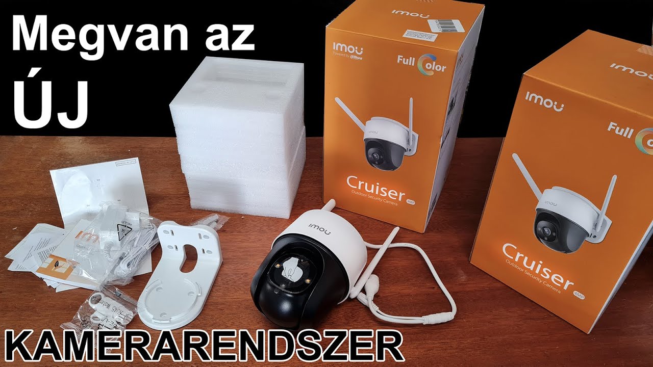 Ezt tudja az új 360 fokos  kamerarendszer | Dahua IMOU Cruiser 4Mp WIFI  kültéri PTZ IP kamera