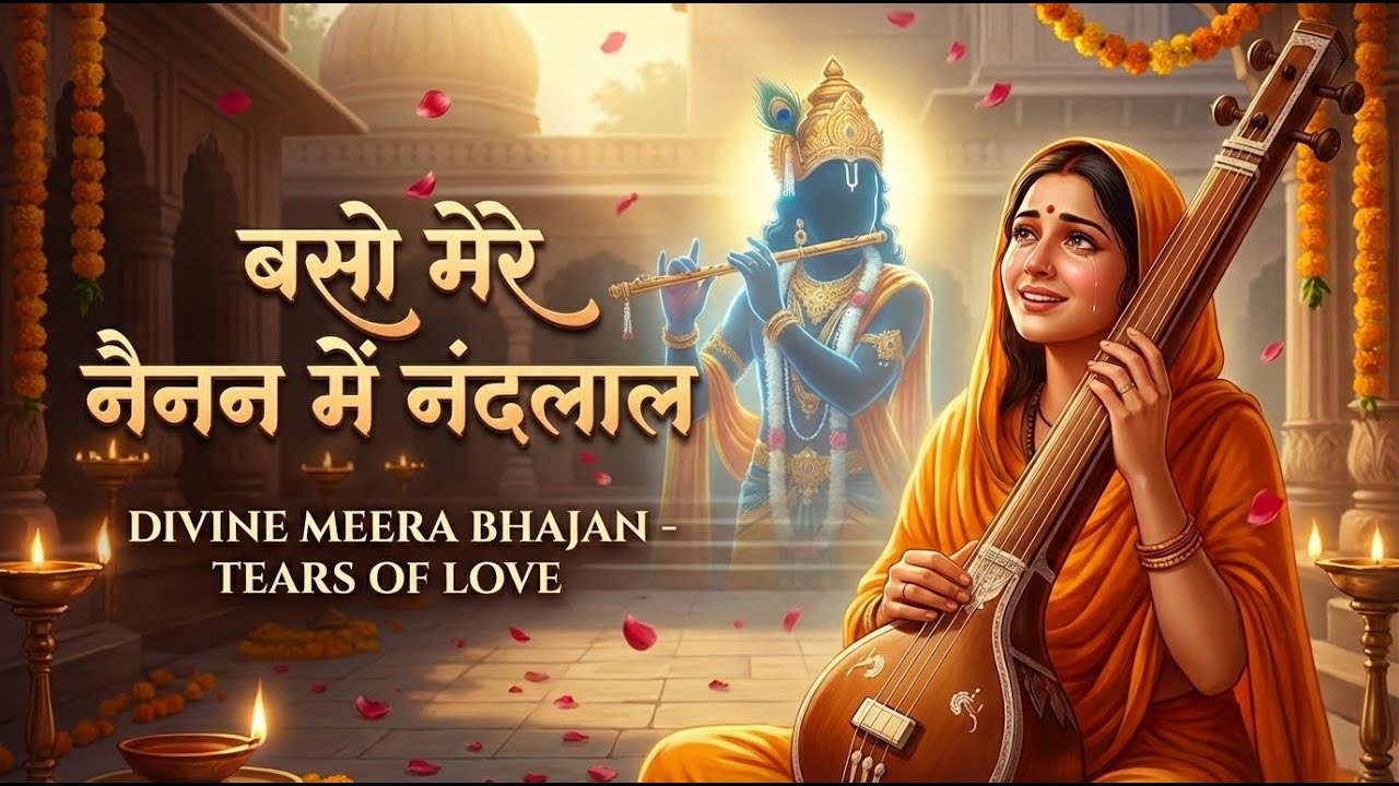 बसो मेरे नैनन में नंदलाल | Meera Bai Bhajan | Devotional Song
