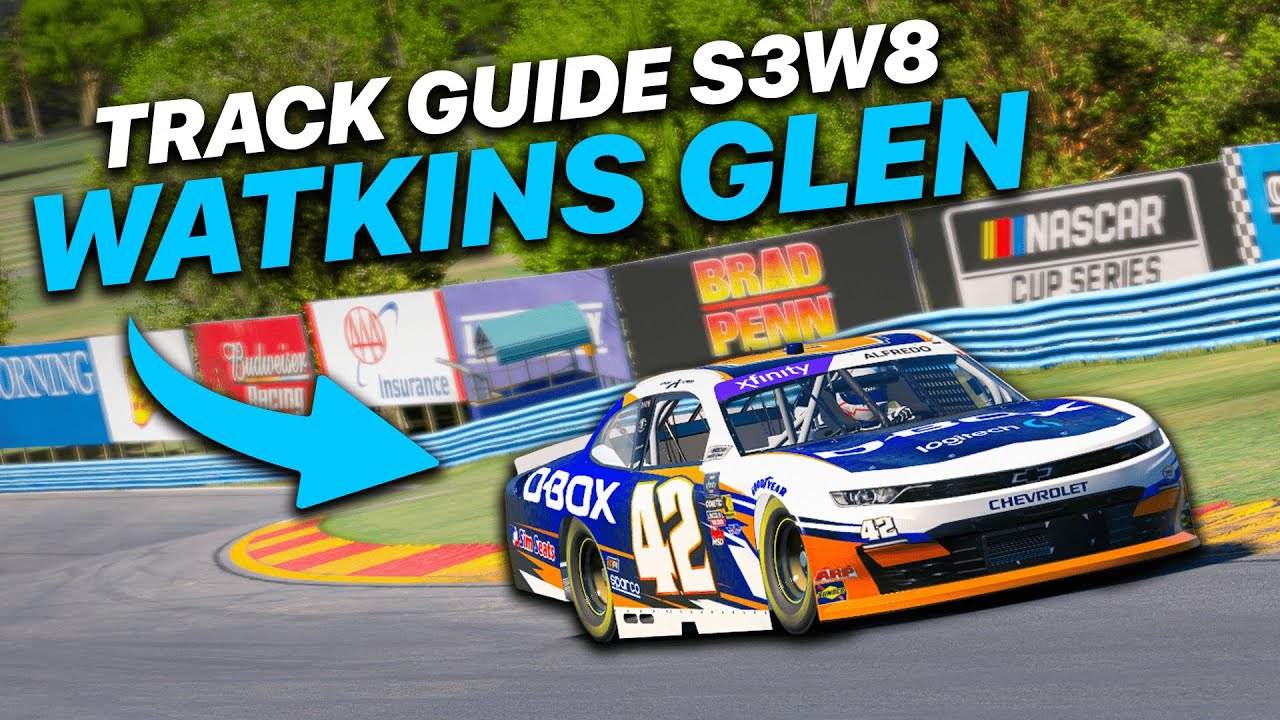 iRacing NASCAR B Class Weekly Track Guide - Watkins Glen 2025 S3W8