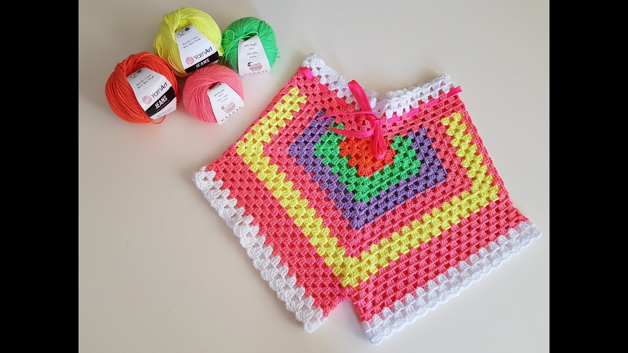 PLAJ ŞORTU 38/40 BEDEN TUTORIAL CROCHET