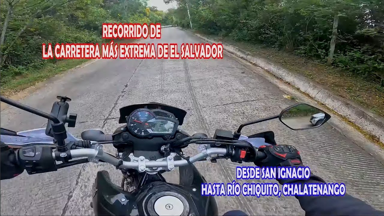 Viajando de San Ignacio a Río Chiquito en Chalatenango, Carretera Bastante Complicada
