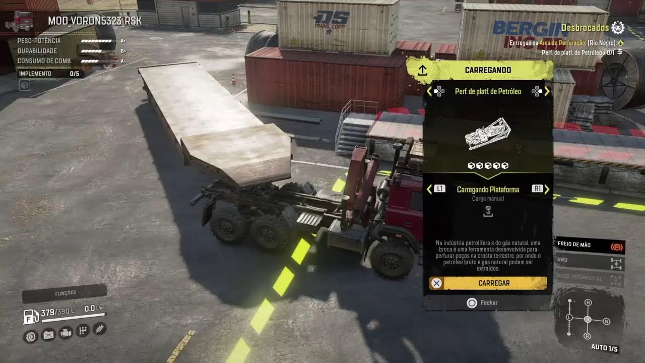 Snowrunner gameplay