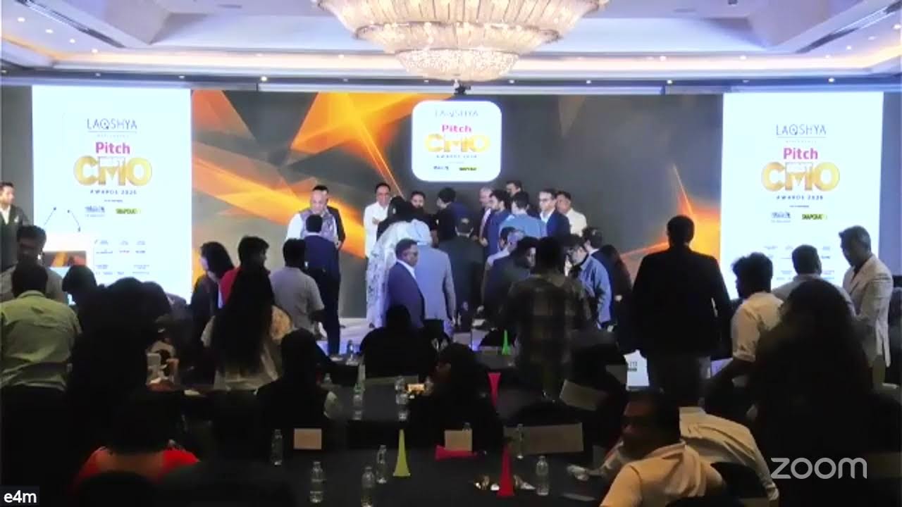 Watch Live: Laqshya Pitch Best CMO Awards 2026 – Honouring India’s Marketing Stars