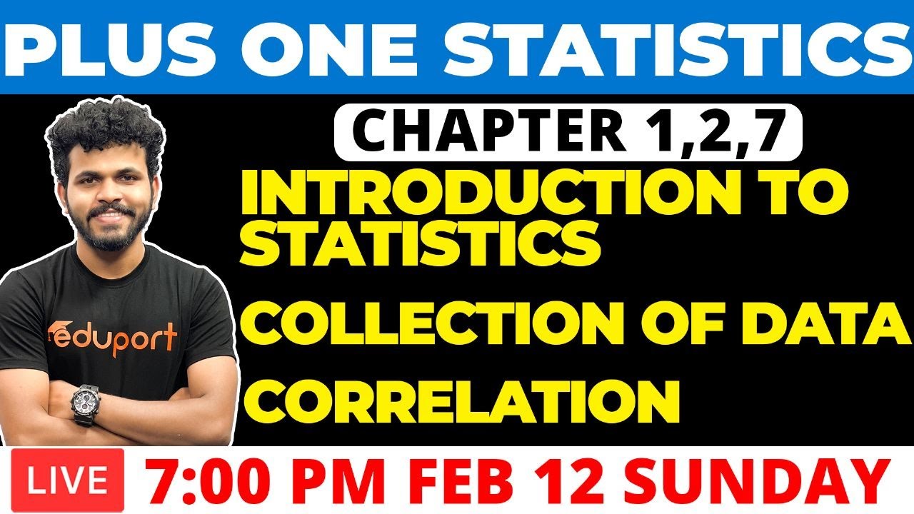 Plus One Model Exam Statistics Chapter 1, 2 & 7