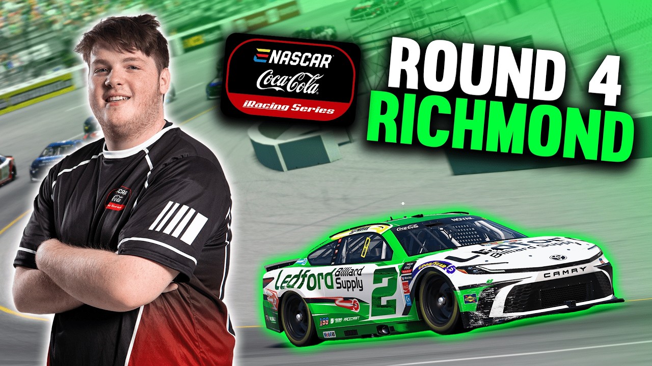 2025 eNASCAR Coca-Cola iRacing Series Round 4 at Richmond | Zack Novak #2 POV