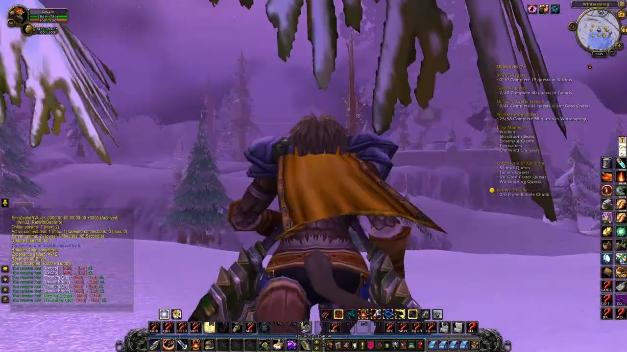 WOW Cata Quest 'Rubble Trouble - 28610' Horde on a PS
