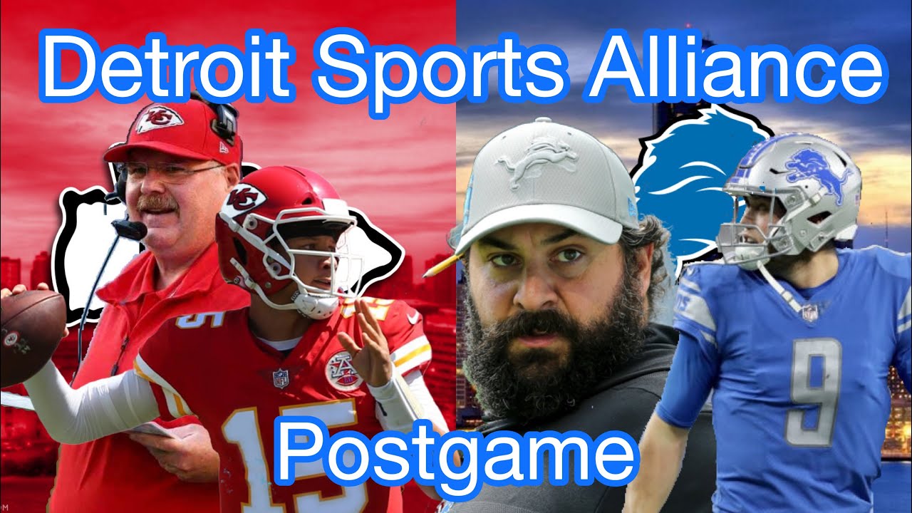 Detroit Sports Alliance Kansas City Chiefs VS Detroit Lions postgame