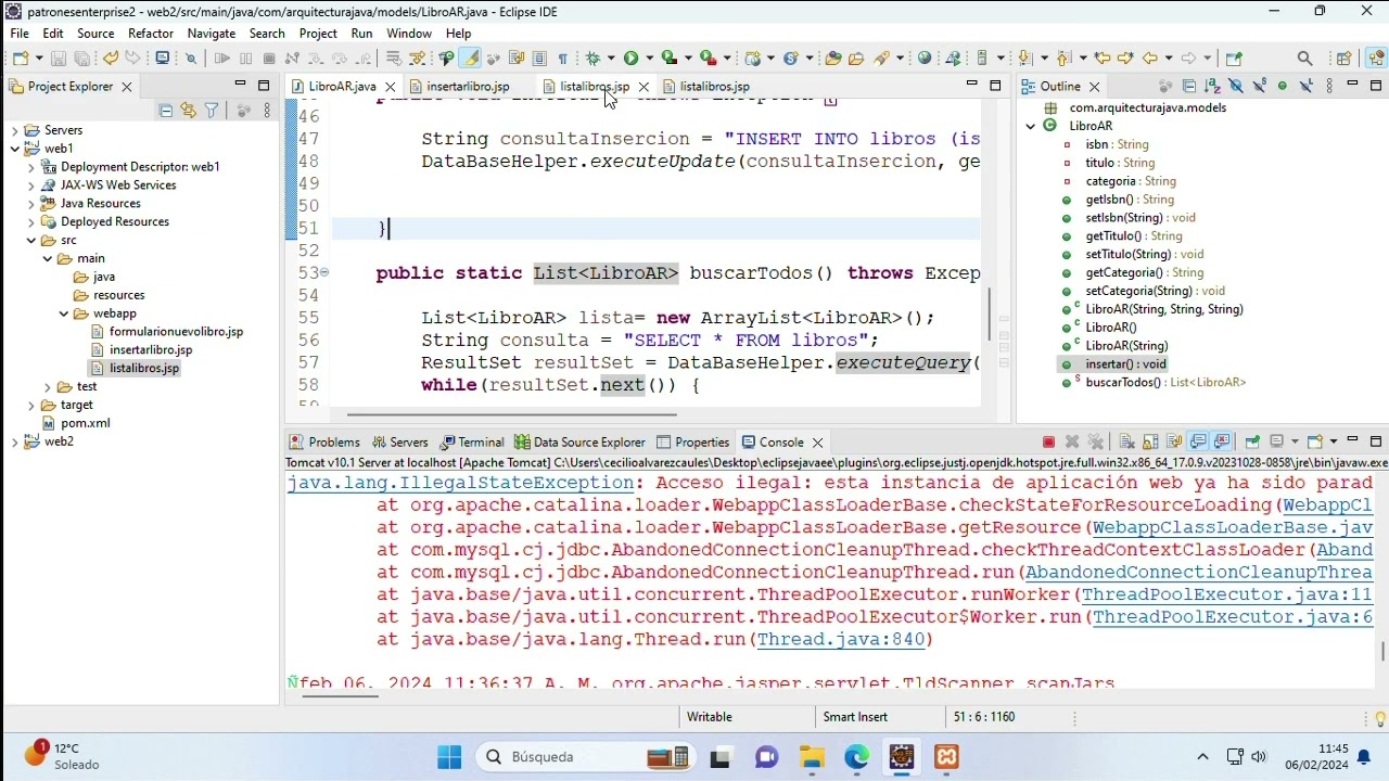 Java List y ActiveRecord