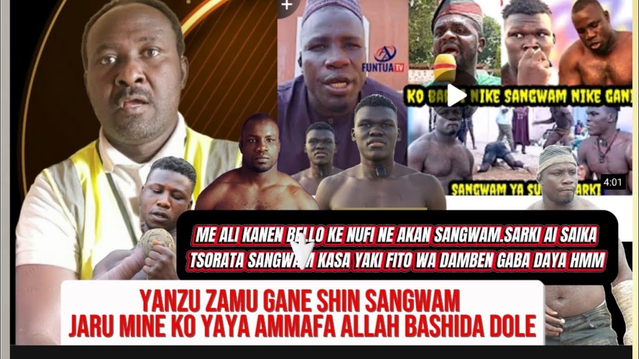 YANZU ZAMU GANO SHIN SANGWAM TABBAS JARUMINE KO AA .SARKI AI SAIKA SA YA TSORATA YAKI FITOWA DAMBEN