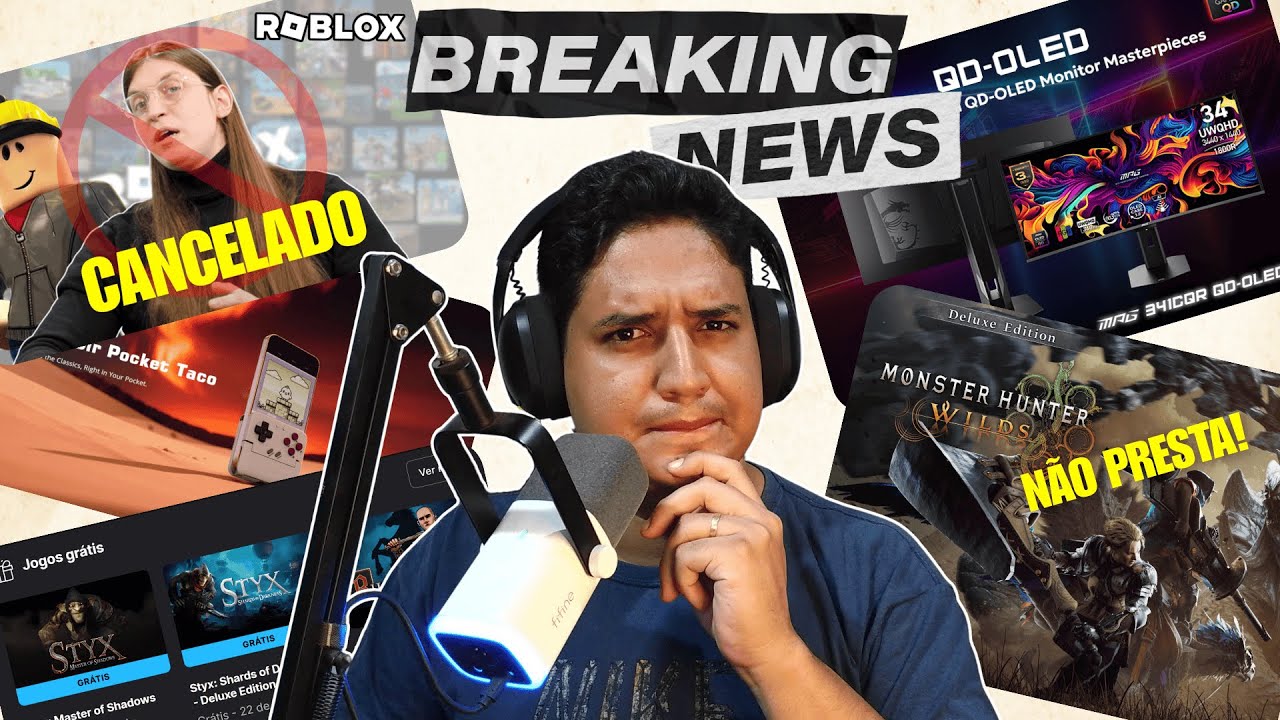 Protesto do Roblox, Cancelamento do Felca, Jogos Grátis Epic e Monitor MSI | PixelUp Ep.88
