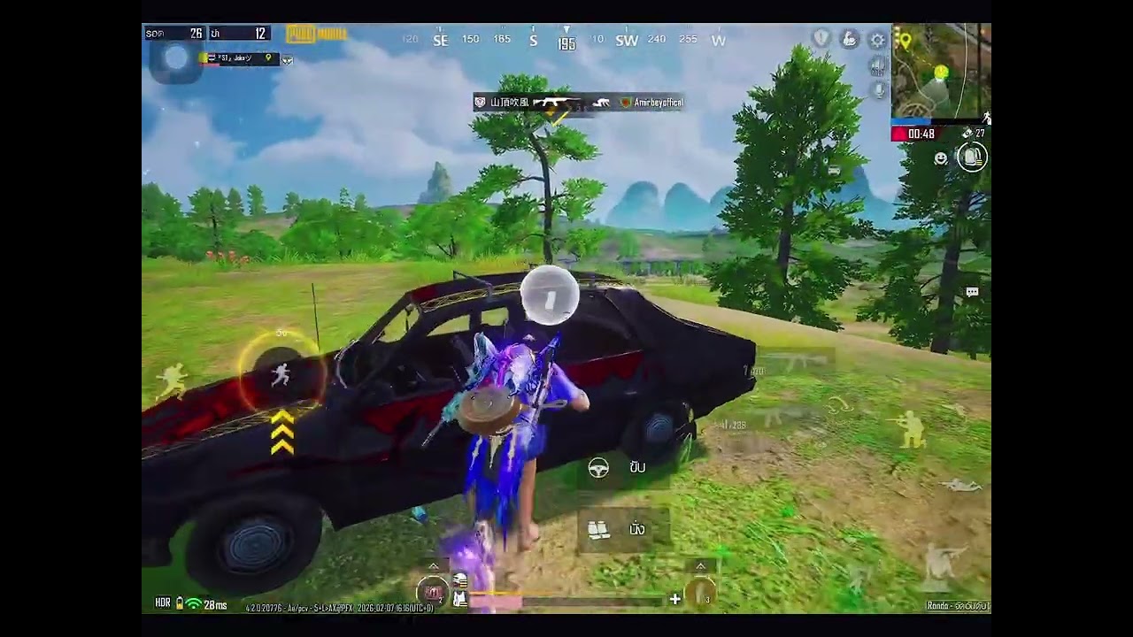PUBG mobile | Rondo maps 1vs2 player solo 💥 #pubgfunny #pubgthailand🇹🇭 #ipadgen11 #พับจี 