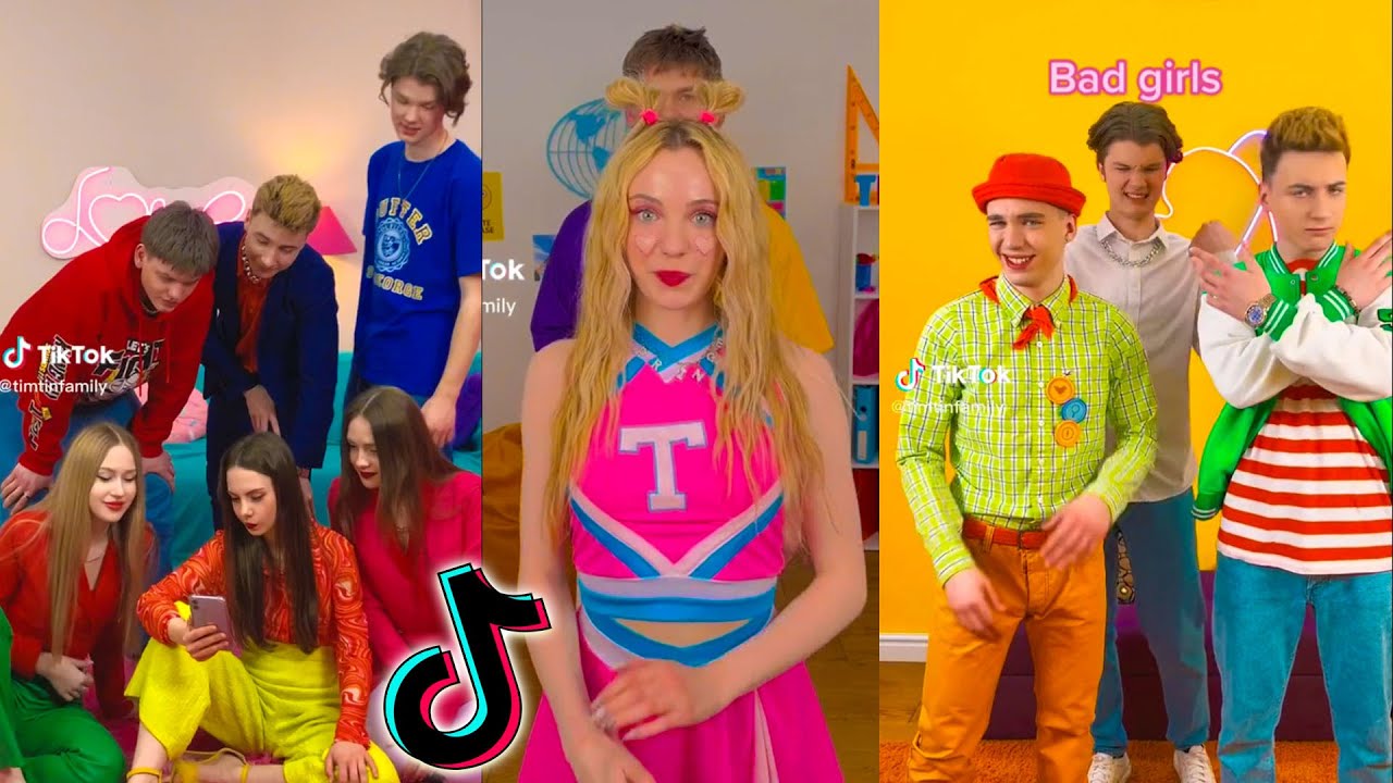 Tim Tin Family TikTok Compilation Videos 9 💕💋🌈
