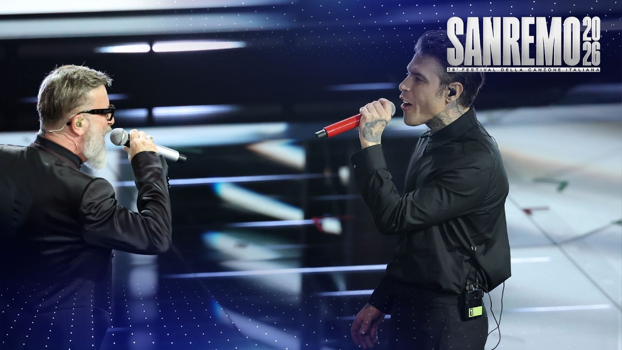 Sanremo 2026 - Fedez & Masini cantano Male necessario
