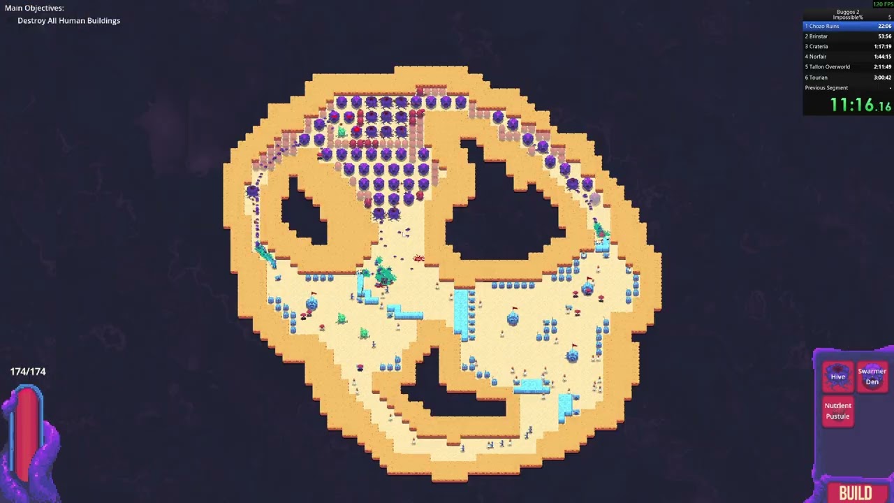 Buggos 2 Impossible% Speedrun 3h04m17s [WR] [Outdated]