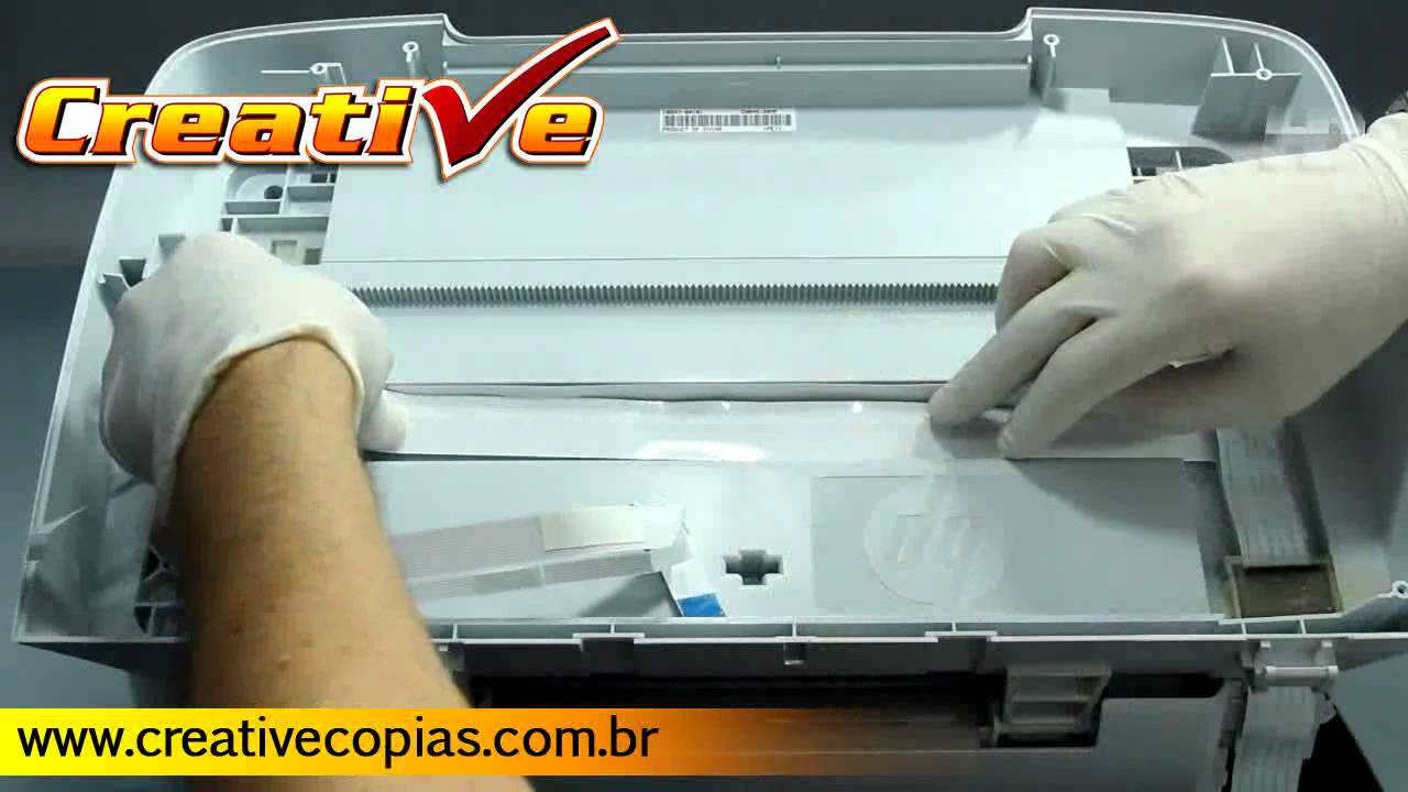Vídeo Aula Troca Cabo Flat HP1120