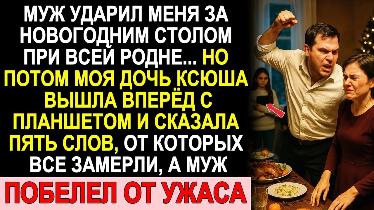 В Канун Нового Года Муж Унизил Меня При Родне — Но 9 Летняя Дочь Сказала То, Что Шокировало Все
