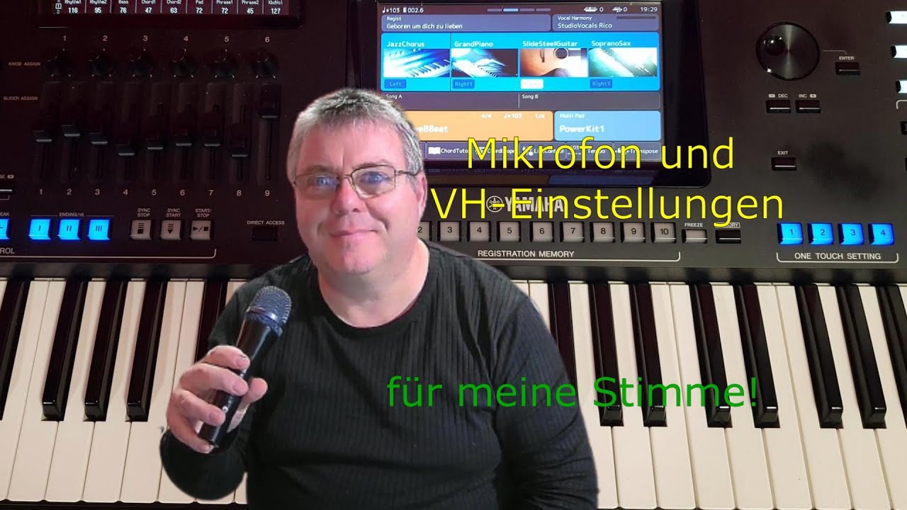 Mikrofon und Vocal Harmony Einstellungen, #035