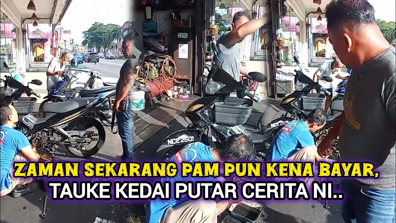LELAKI MENG4MUK, APEK CINA BUANG ANGIN MOTOSIKAL GARA2 TAKDE DUIT RM3