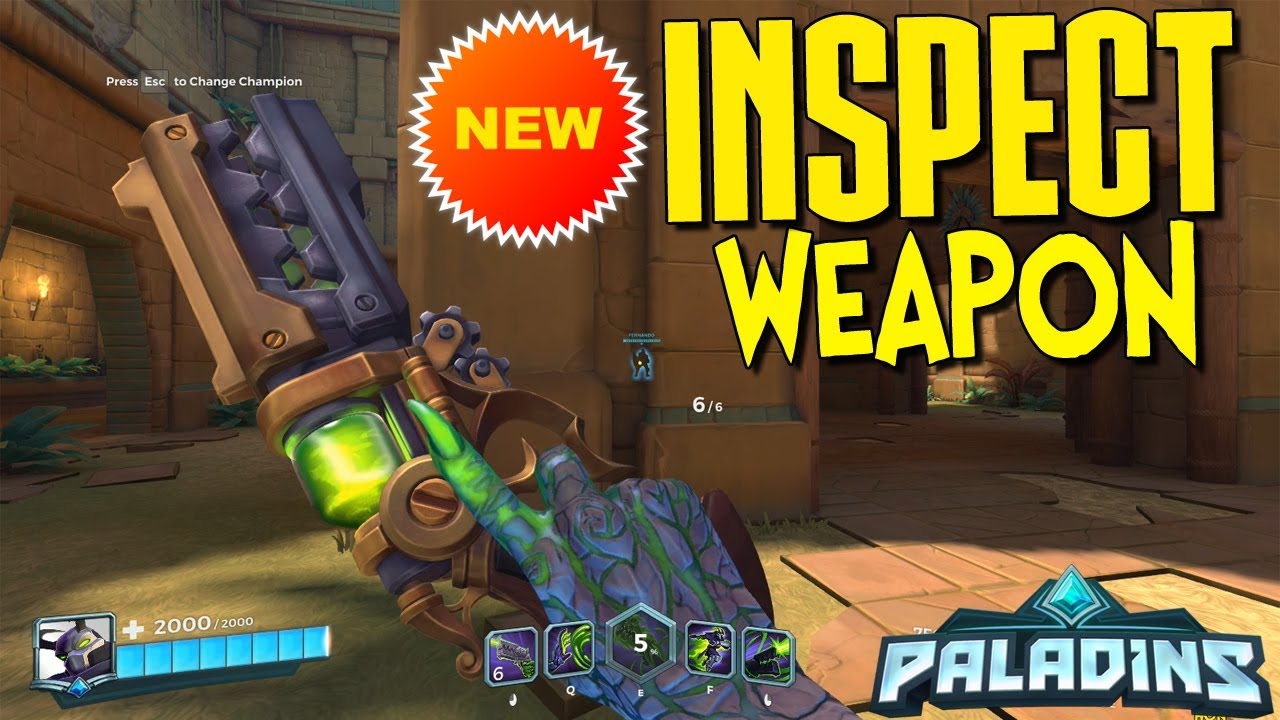 🎮Paladins OB56 Patch PTS► All Champions Inspect Weapon(Updated Animations) | MaxLevel Vlogs