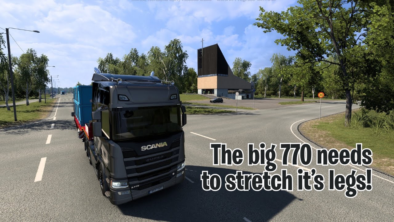 The big 770 needs to stretch it's legs!📱 #ets2