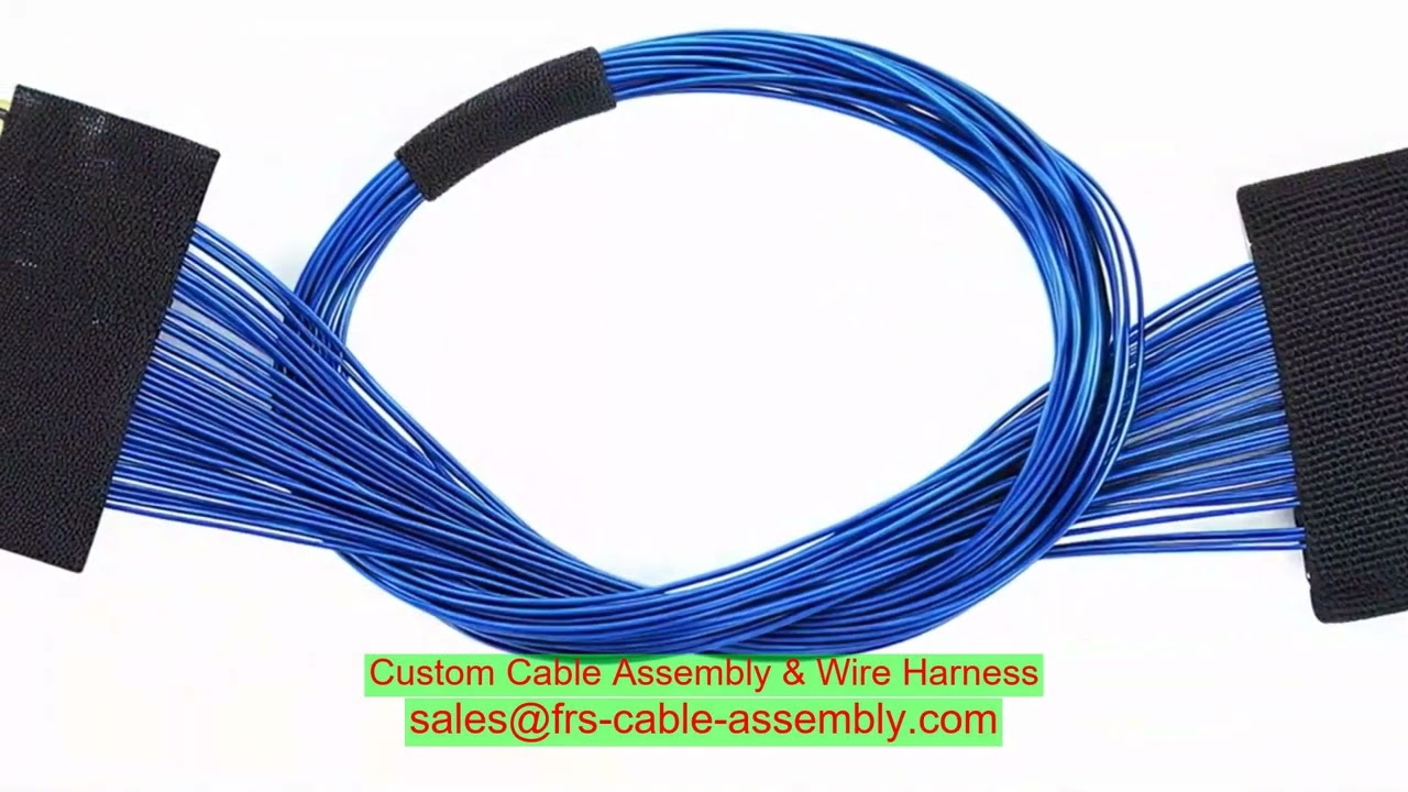 PNI Connector Wire Harness UL 1569 Glued Ribbon Cable With Secure Locking Device