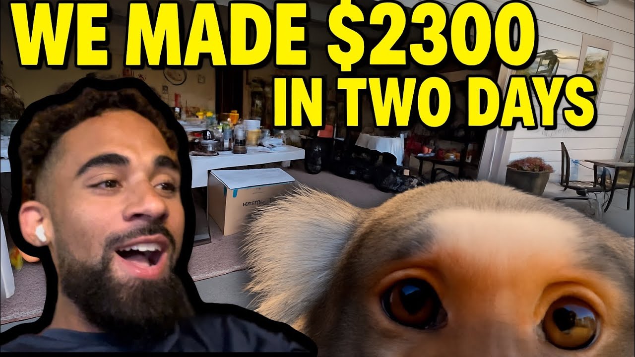 We Made $2,300 in 2 Days at a Rummage Sale… and Met a Spider Monkey 🐒💰