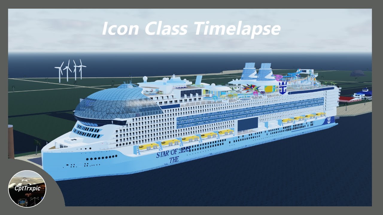 Icon Class Timelapse | Cruise Line Simulator 2 ROBLOX