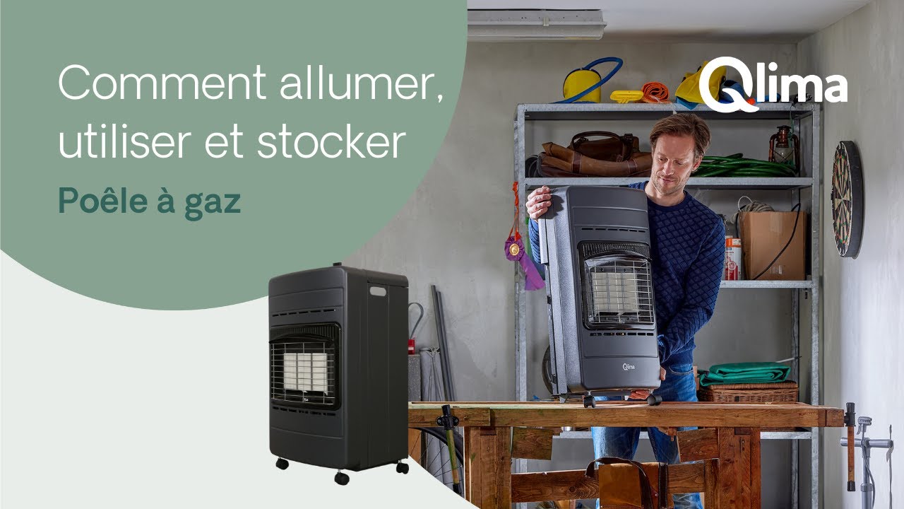 Comment allumer, utiliser et stocker un poêle à gaz Qlima pour un chauffage efficace et sûr