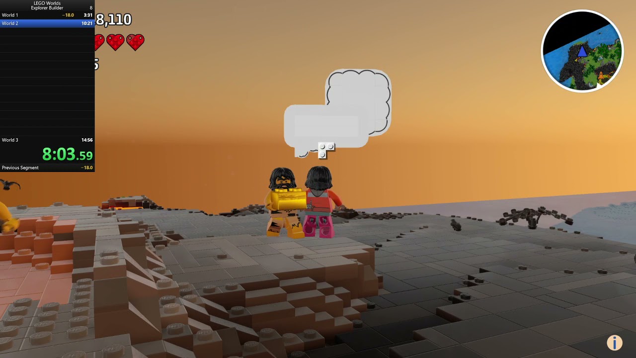 Lego Worlds Speedrun: Explorer Builder in 13:51.52