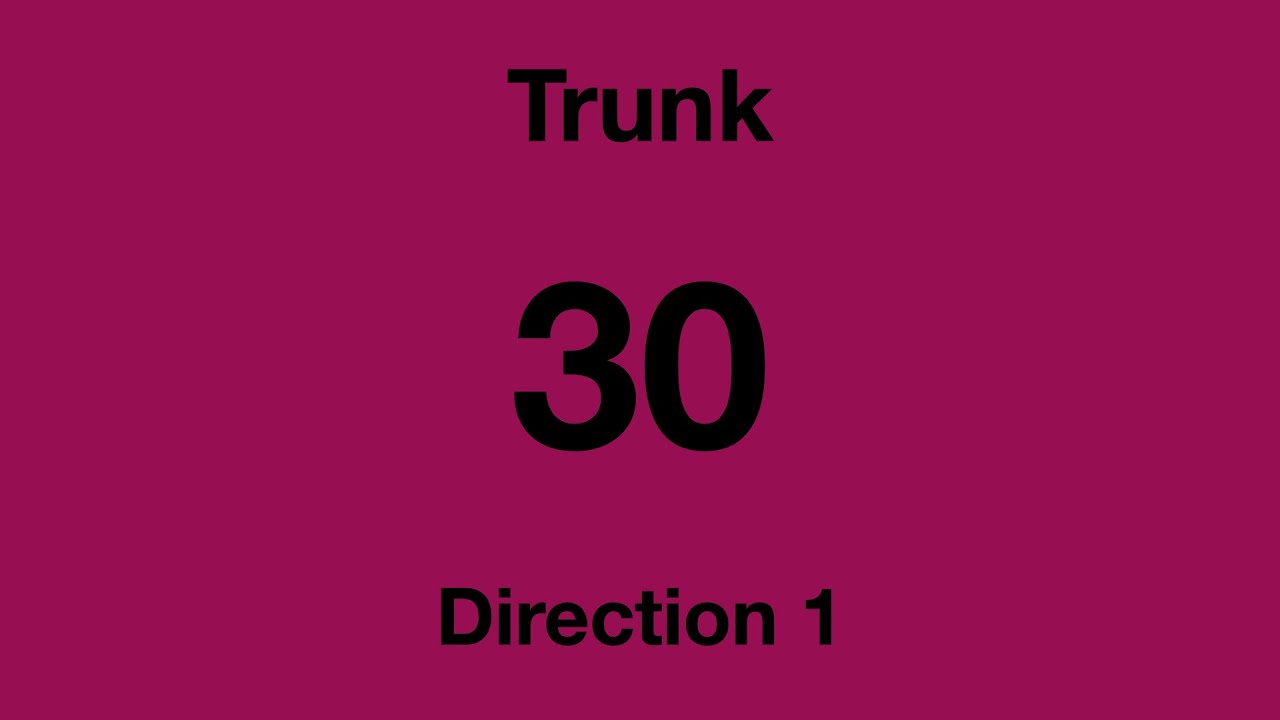 [SBS Transit] Trunk Bus Service 30 - Direction 1 Hyperlapse