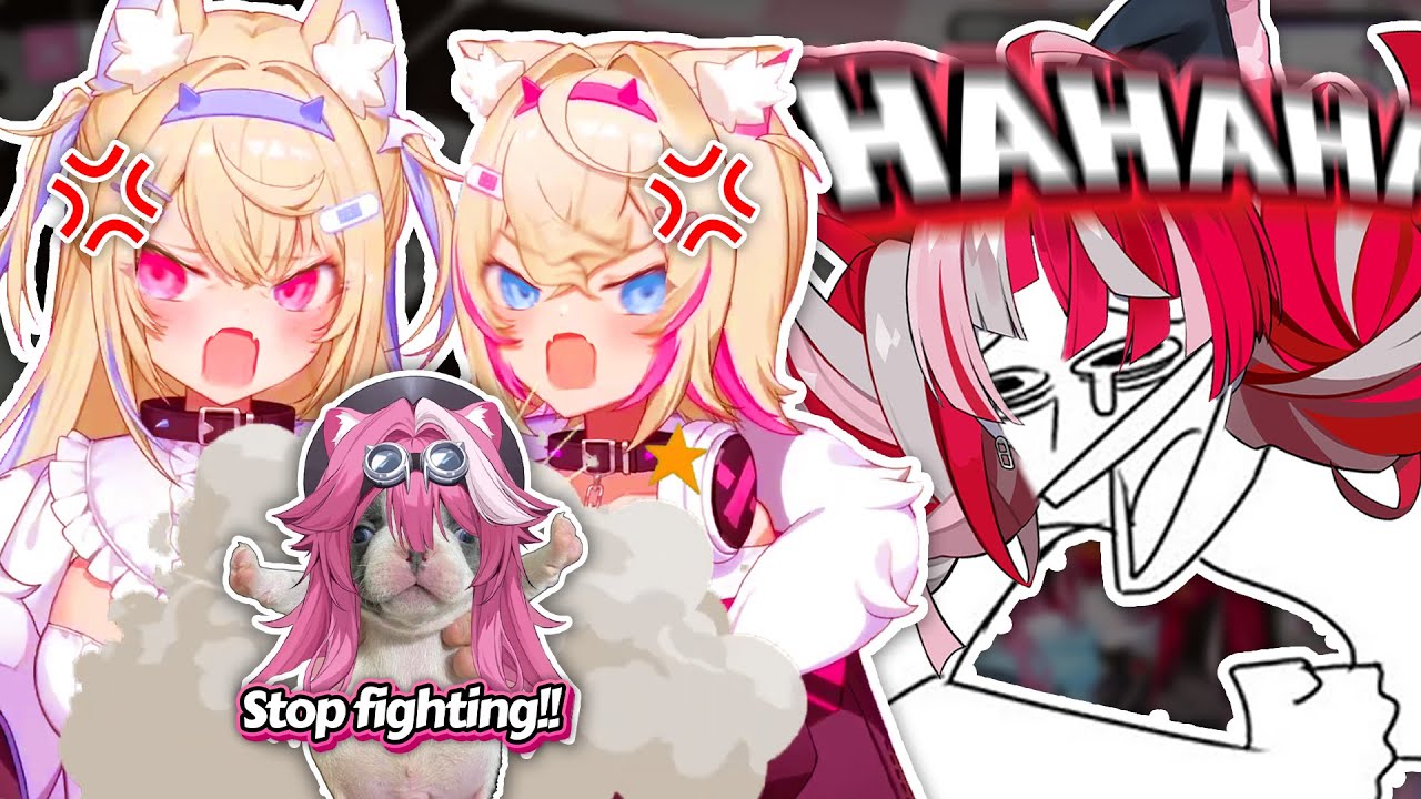 Ollie absolutely loses it at how SAVAGE Fuwawa is toward Mococo