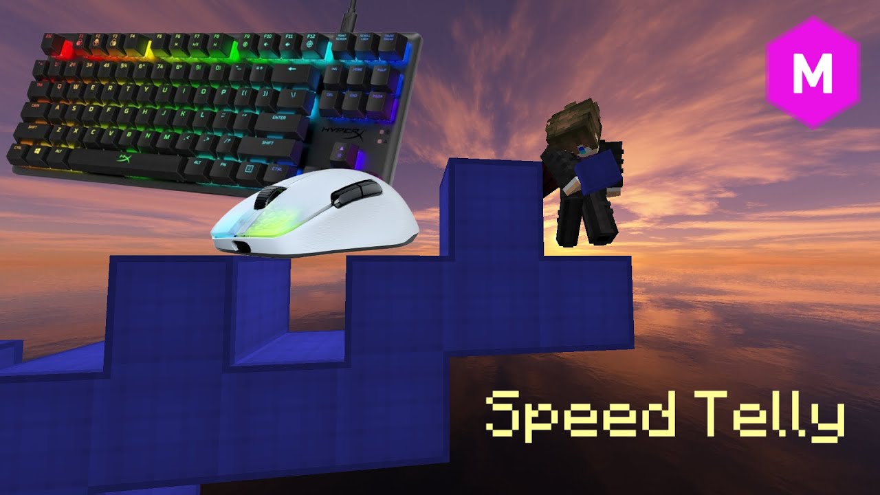 Rushing with Speed Telly Bridge on BEDWARS Duels