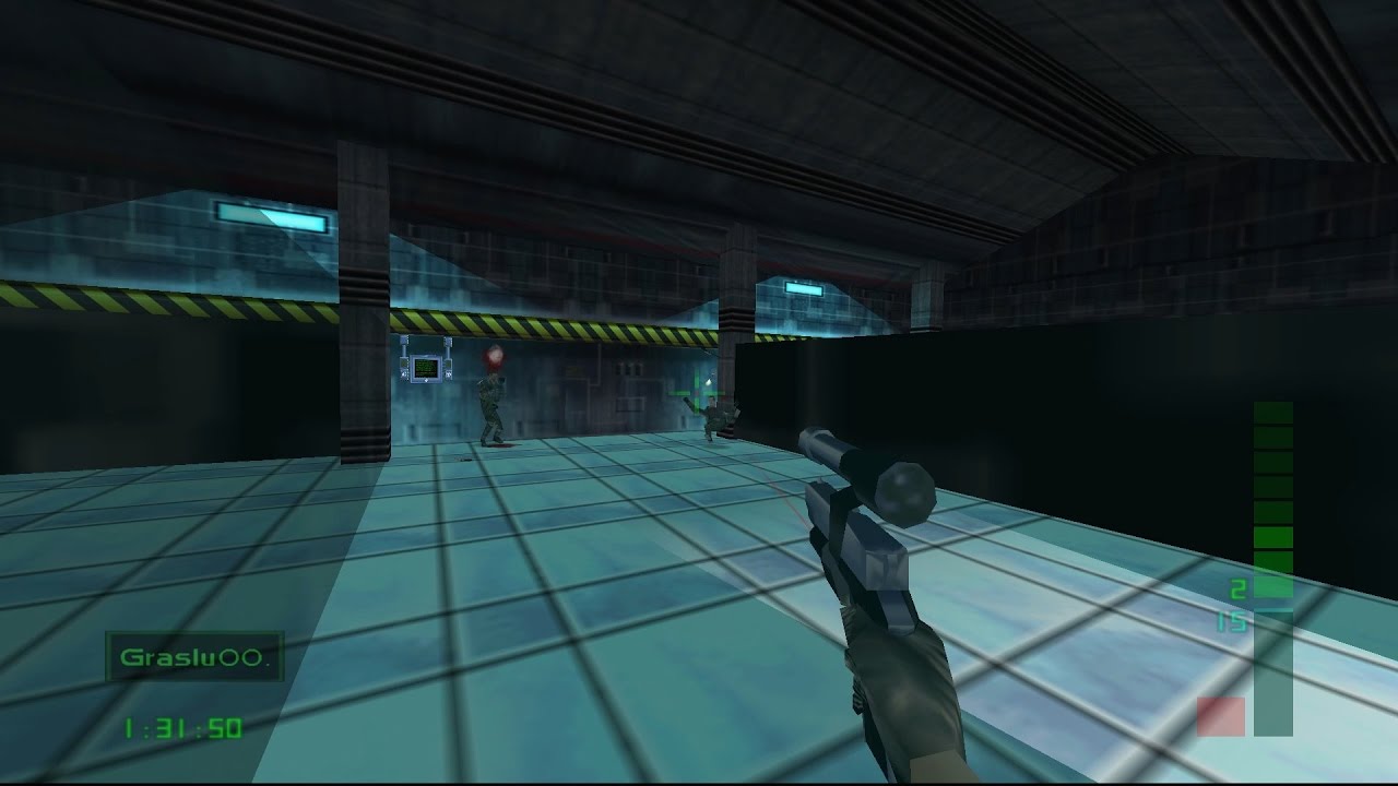 Perfect Dark N64 - dataDyne Warehouse - Perfect Agent (Custom level)