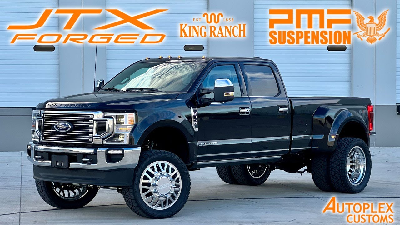 BRAND NEW LIFTED 2022 F350 KING RANCH ON JTX FORGED WHEELS!