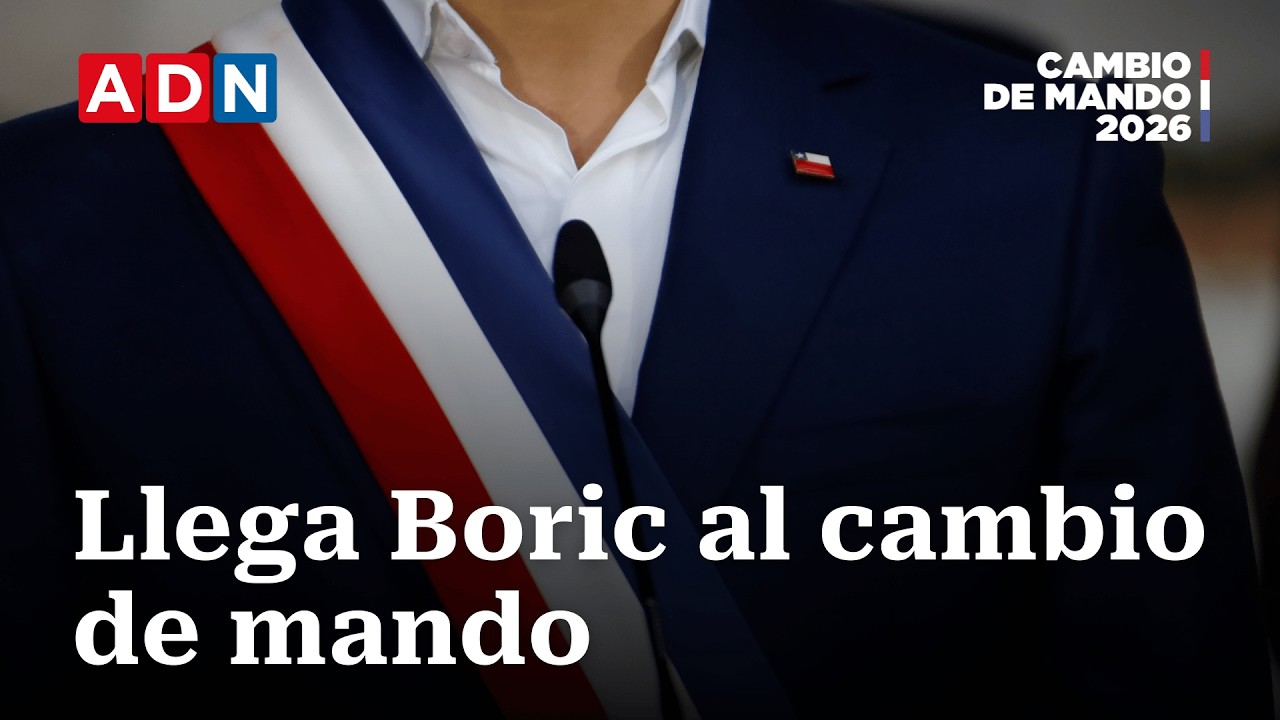El Presidente Boric llega al Congreso para iniciar el cambio de mando