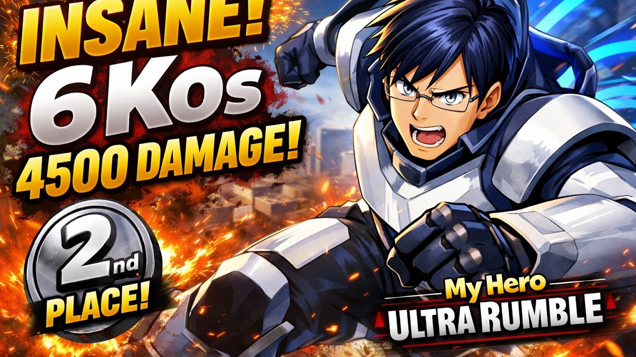 This Tenya Iida Ranked Match Went CRAZY… (6 KOs & 4500 Damage)  My Hero Ultra Rumble