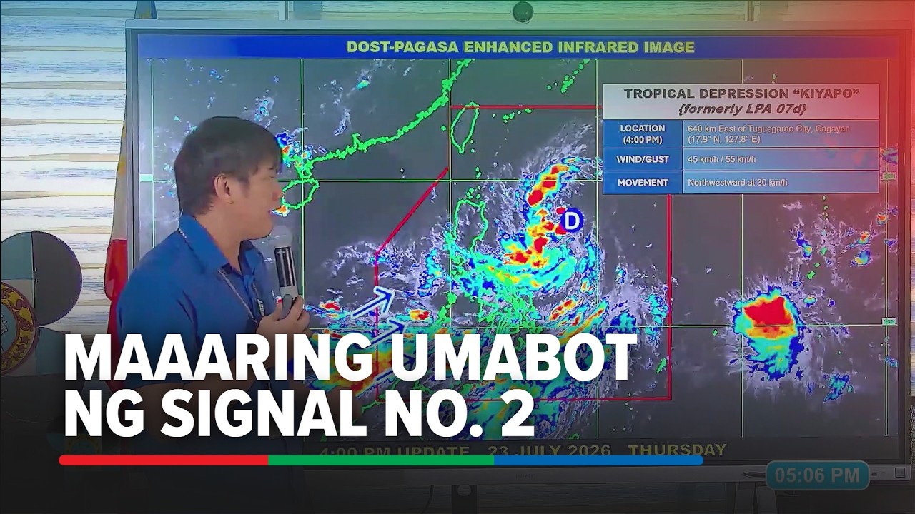 Signal No. 1 up over 14 provinces; #KiyapoPH may intensify into tropical storm | ABS-CBN News