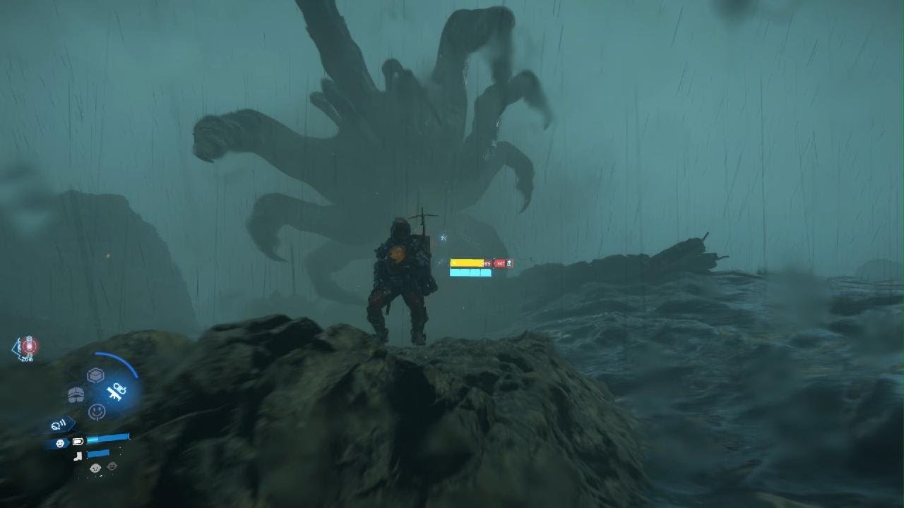 Death Stranding 2- Giant Hand BT Boss Fight