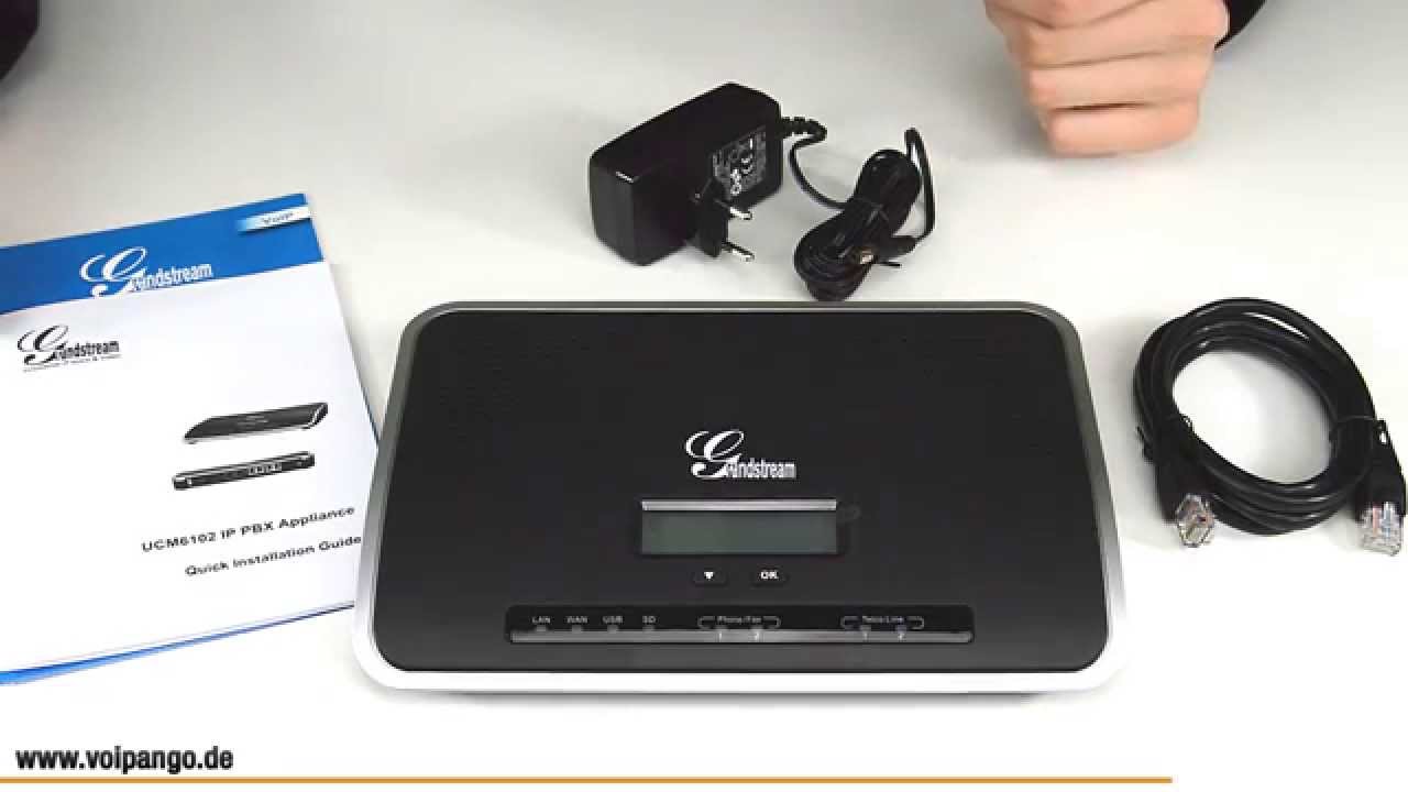 Grandstream UCM6102 IP PBX Appliance Review / Unboxing | voipango.de