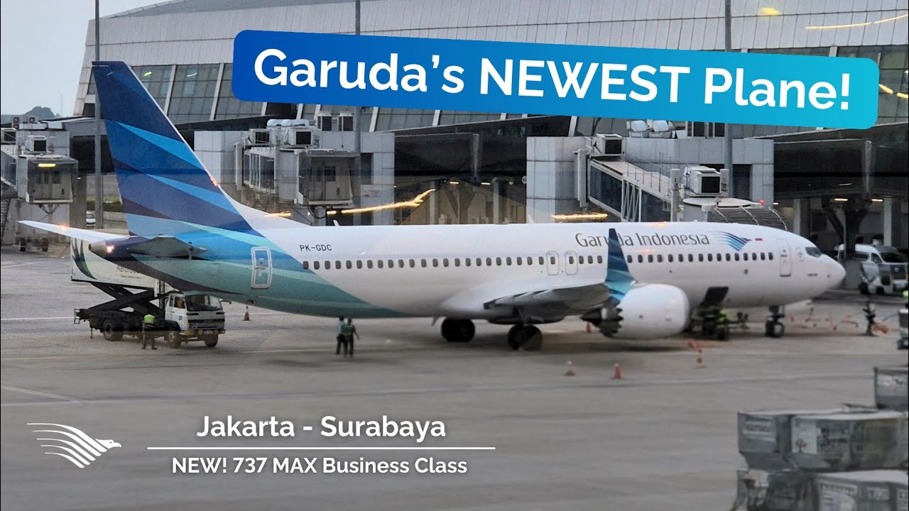 MAX IS BACK! | Garuda Indonesia | B737-8 MAX | Business Class | GA326 | Jakarta - Surabaya