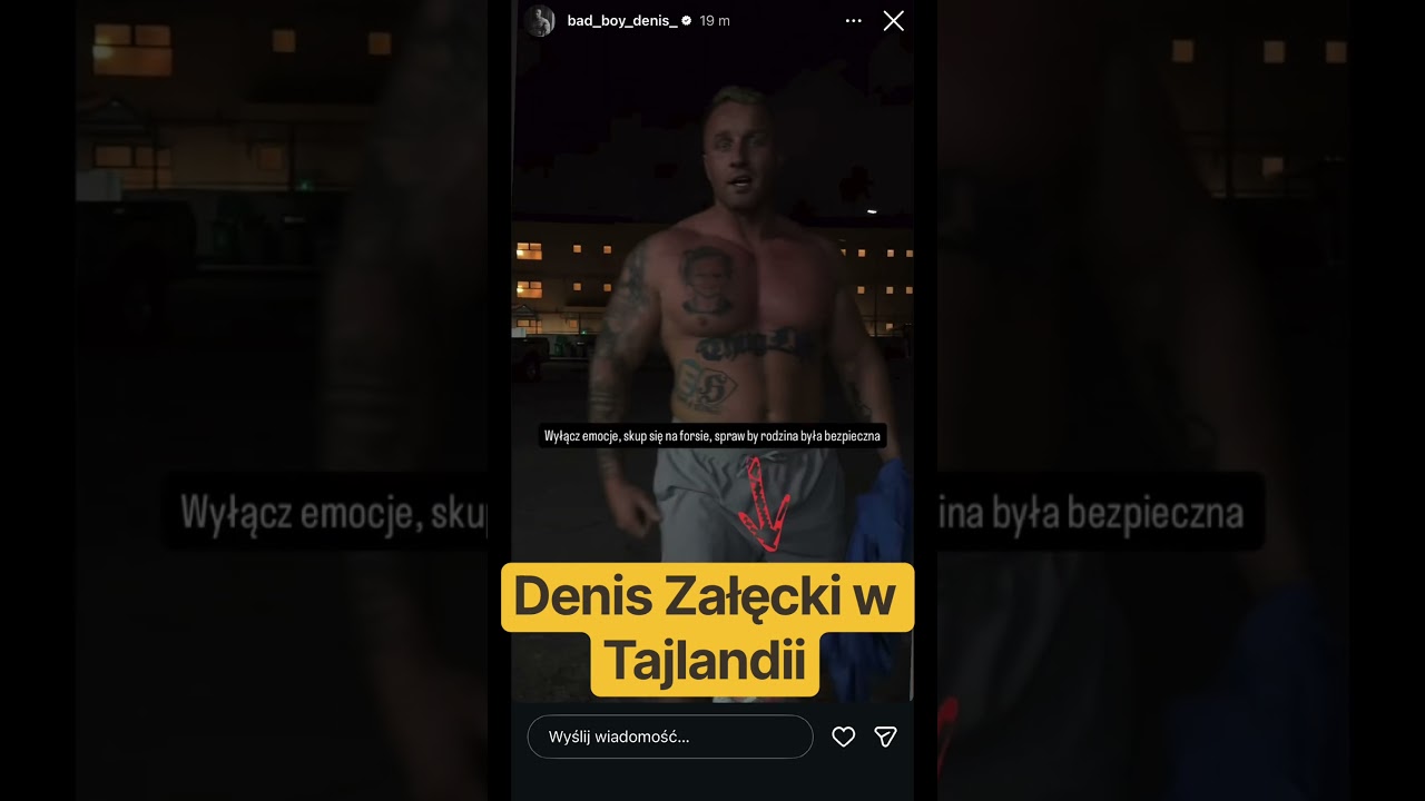 Denis Załęcki w Tajlandii