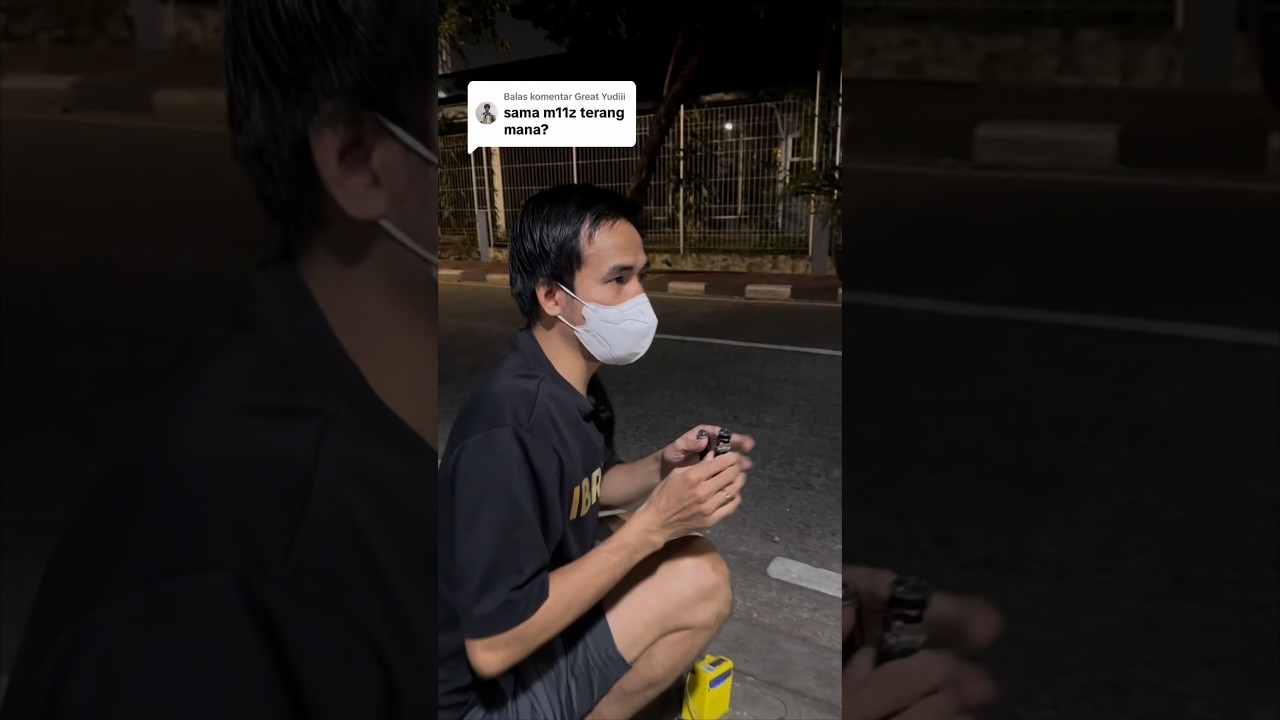 PERBANDINGAN LAMPU H6 M11Z VS M01R #lampumotor #rtdrayton #m11z #h6m01r #h6m11yl #biled #biledmatrix