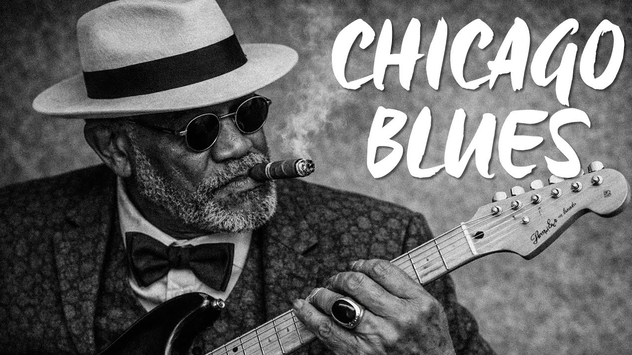 Midnight Chicago Blues – Relaxing Slow Guitar for Whiskey Nights - Blue Night Blues