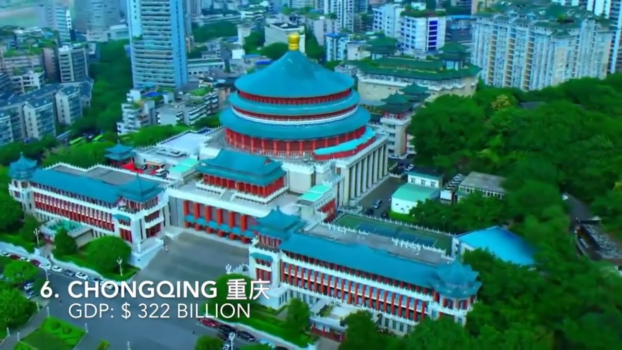 10 Kota terbesar dan Terkaya di China