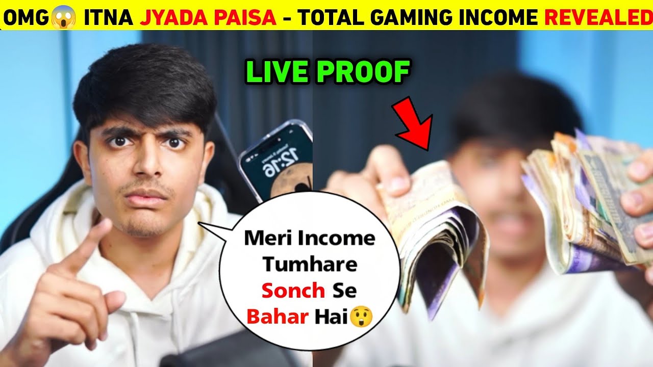 Total Gaming Monthly Income Revealed 🤑 | Total Gaming Income | Ajjubhai Ka Monthly Income Kitna Hai?