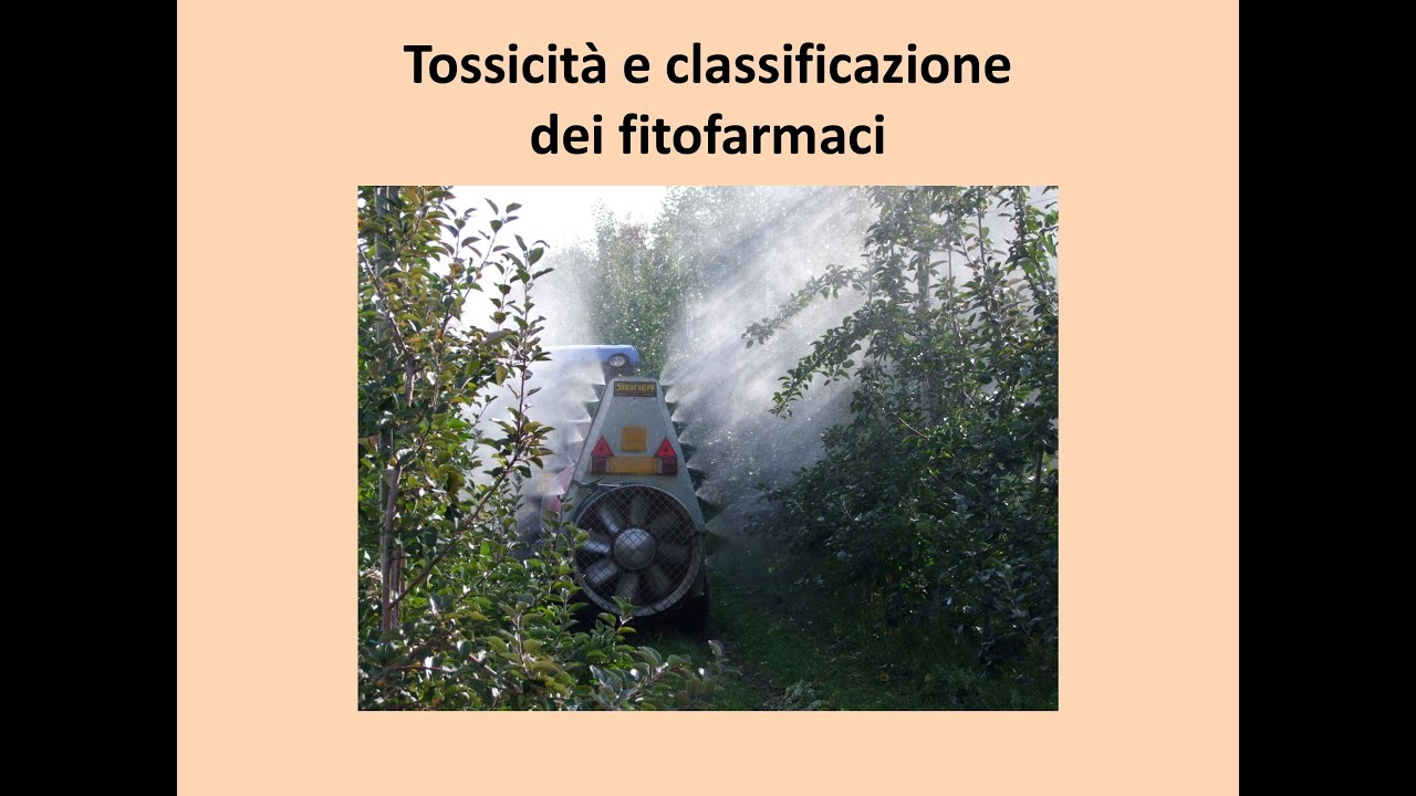Tossicità e classificazione dei fitofarmaci