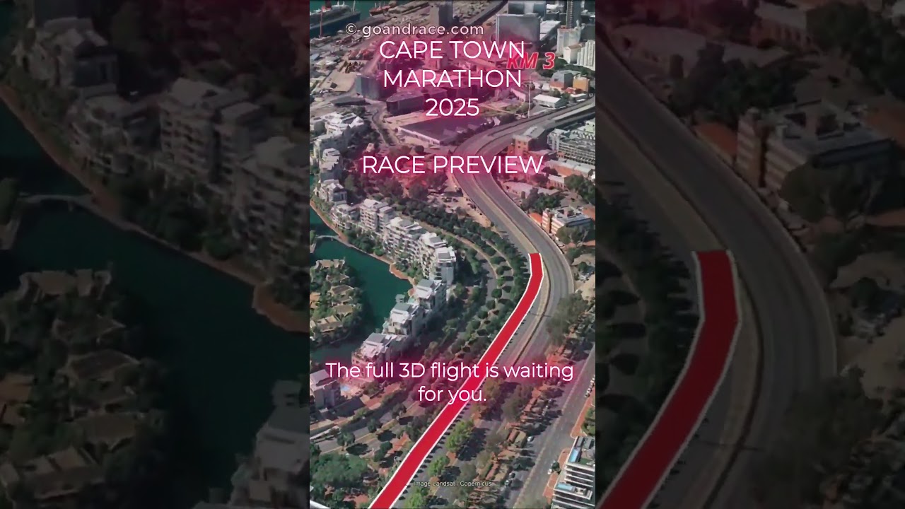 Sanlam Cape Town Marathon 2025: Official 3D Course Preview