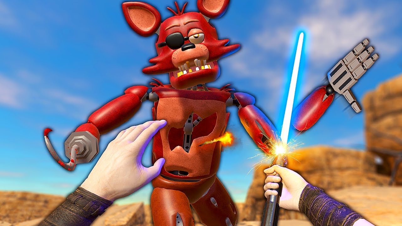 ИЗМЕЛЬЧЕНИЕ Фокси из FNAF - Blade and Sorcery VR Mods (U10)