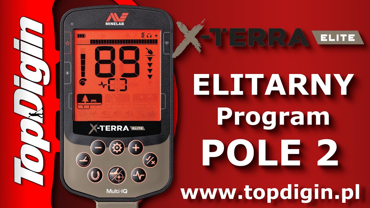 Minelab X-Terra Elite Cewka V12X - Test Na Polu testowym Top Digin! Czy Program Pole 2 jest lepszy?
