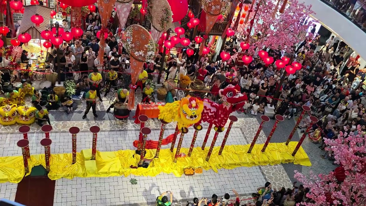 21 February 2026 Mid Valley Megamall centre court lion dance 